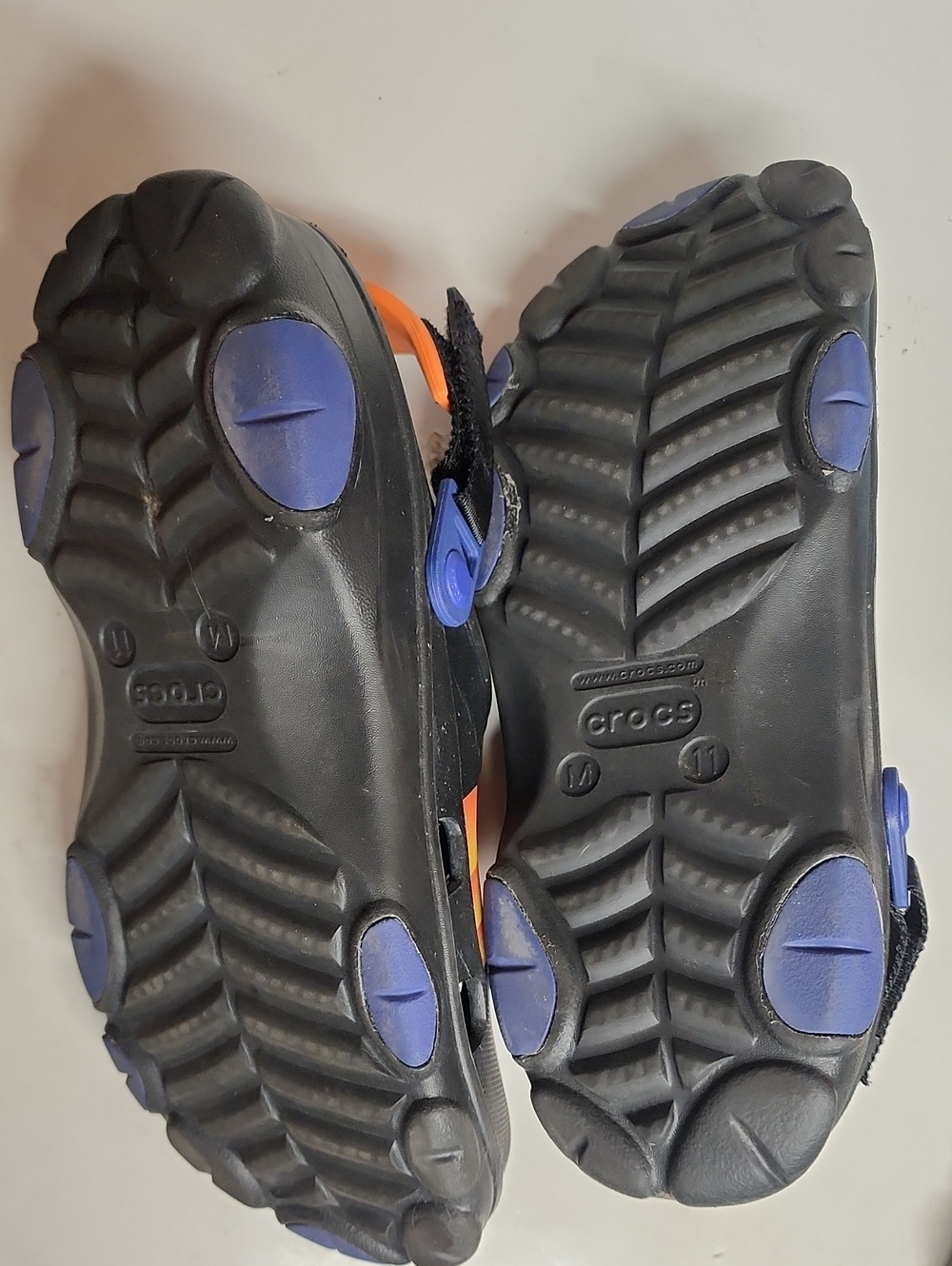 Space Jam RARE Tune Squad Black Clog Shoes with Orange Accent Size M 11 - Picture 8 of 10